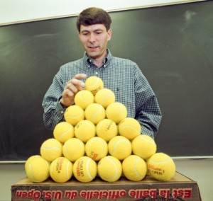 Thomas Hales, pictured in 1998, used a computer to prove a famous conjecture about the densest way to stack spheres. (Photo: Michigan Photography)