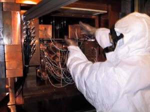 The Dark Matter/Large Sodium Iodide Bulk for Rare Processes experiment is located deep underground in the Gran Sasso mountains in central Italy.