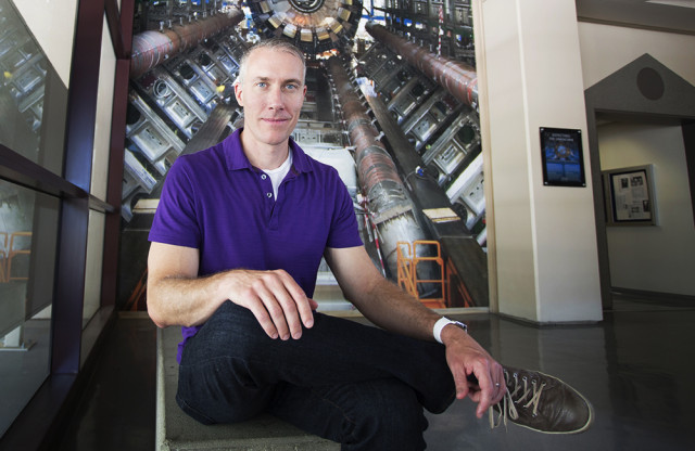 James Bullock, a physicist at the University of California, Irvine, imagines what the universe would look like if dark matter interacted with itself. 