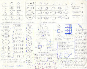 A survey of life forms, from a 1970 letter to Martin Gardner.