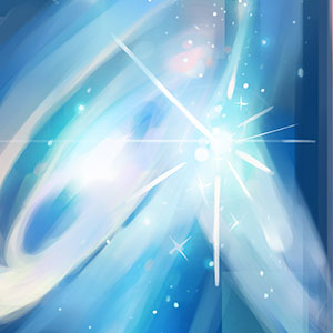 A three-panel illustration of a starburst galaxy, an active galactic nucleus and a tidal disruption event.