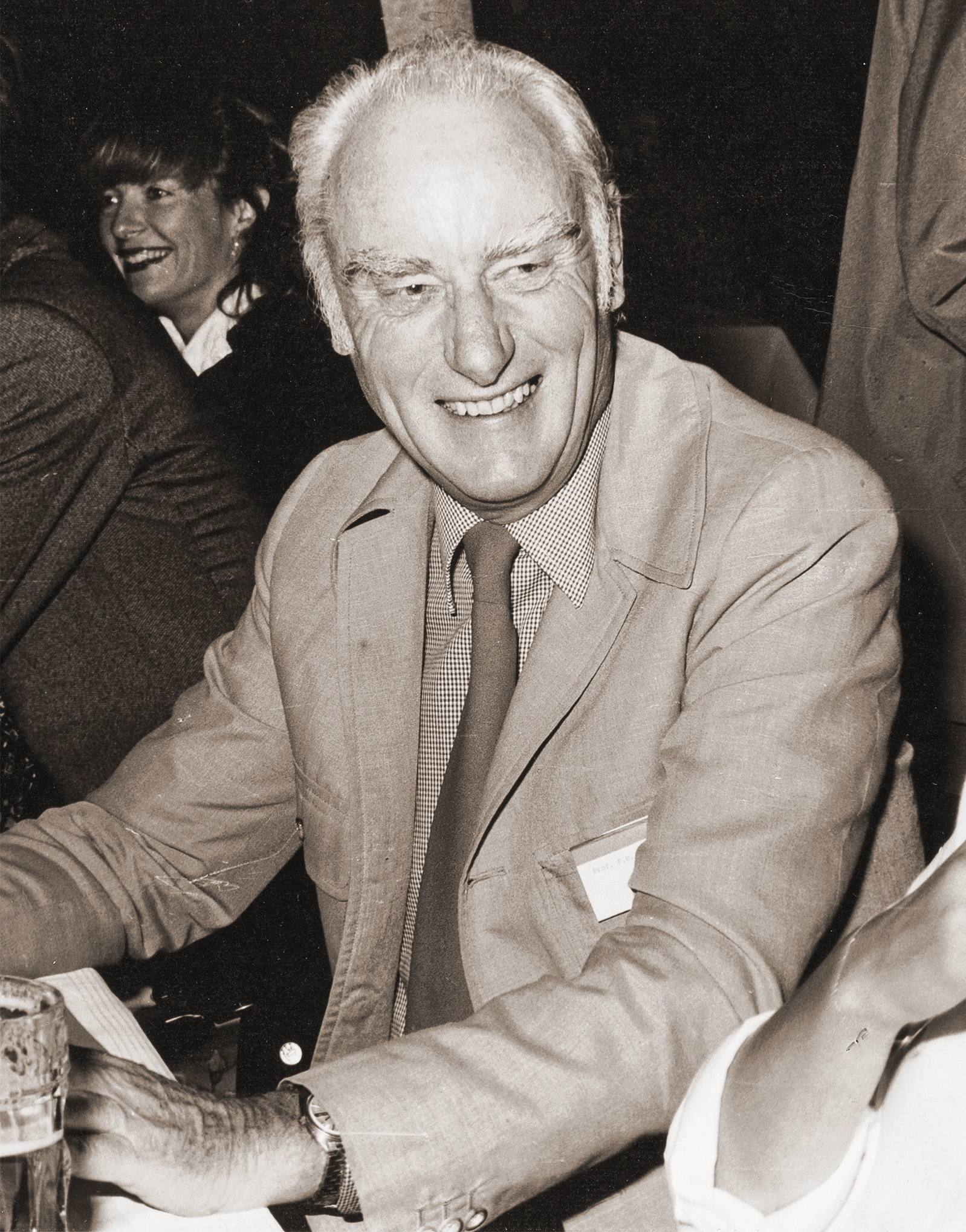 Portrait of Francis Crick.