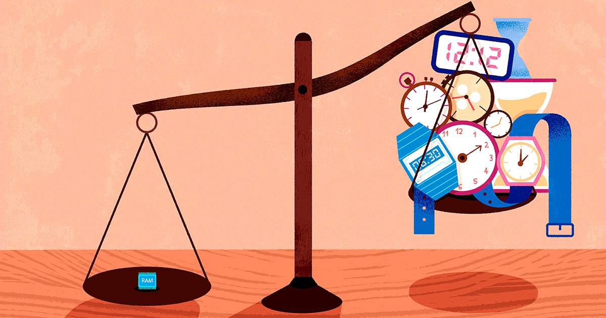 For algorithms, a little memory outweighs a lot of time