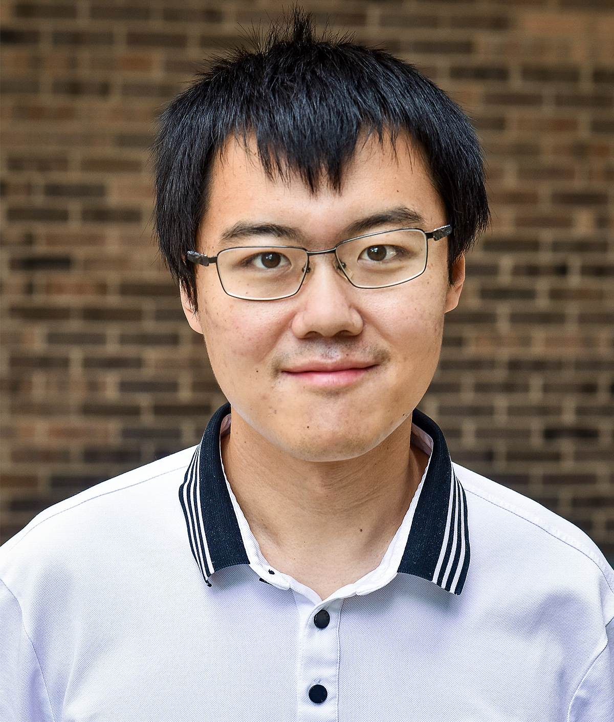 A man with glasses.