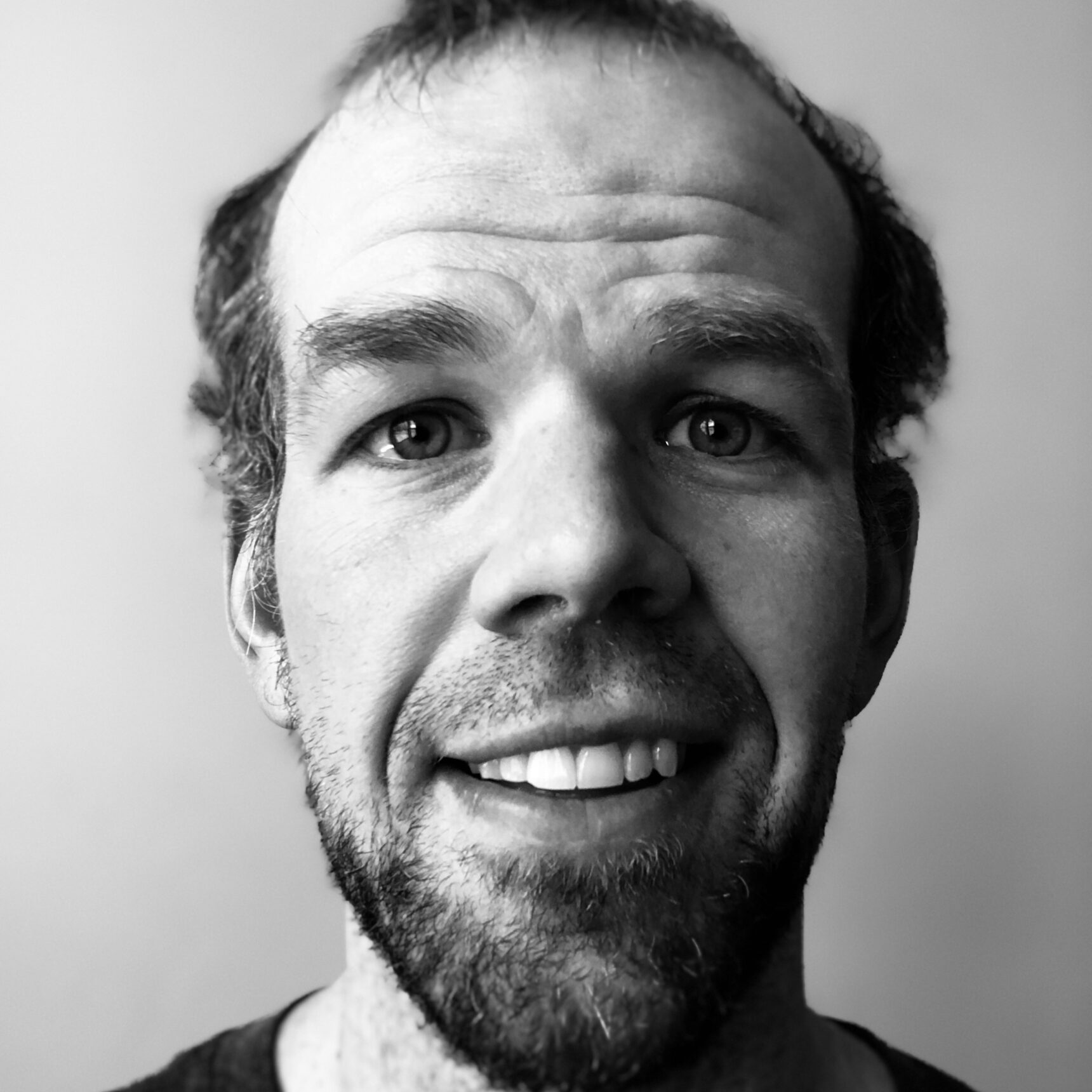 A smiling man