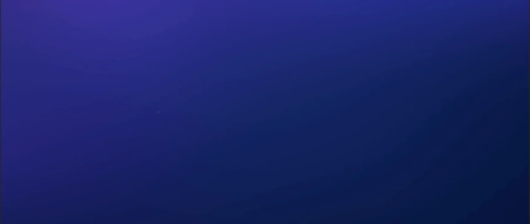 An animation of an evolutionary tree, starting from a small spot and rapidly spreading outwards and dividing as it grows.