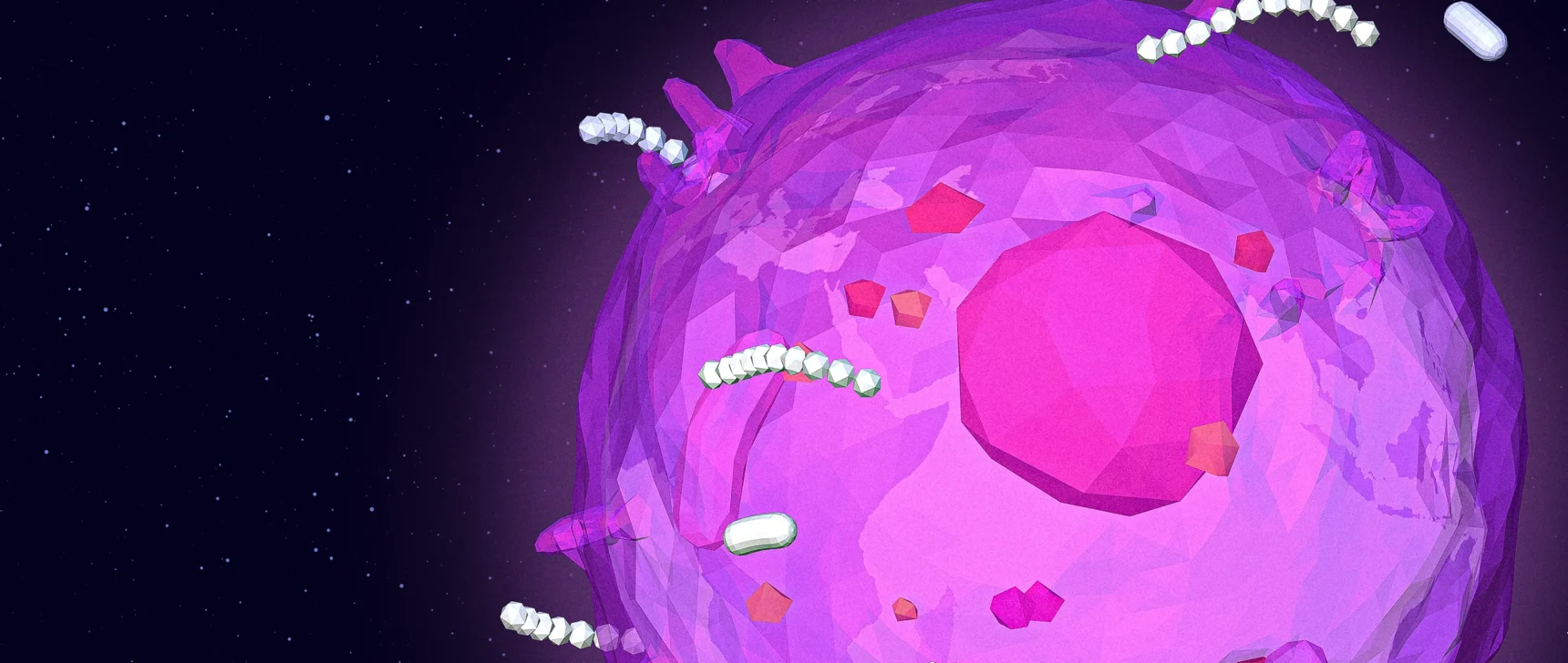 A model of a microbiome