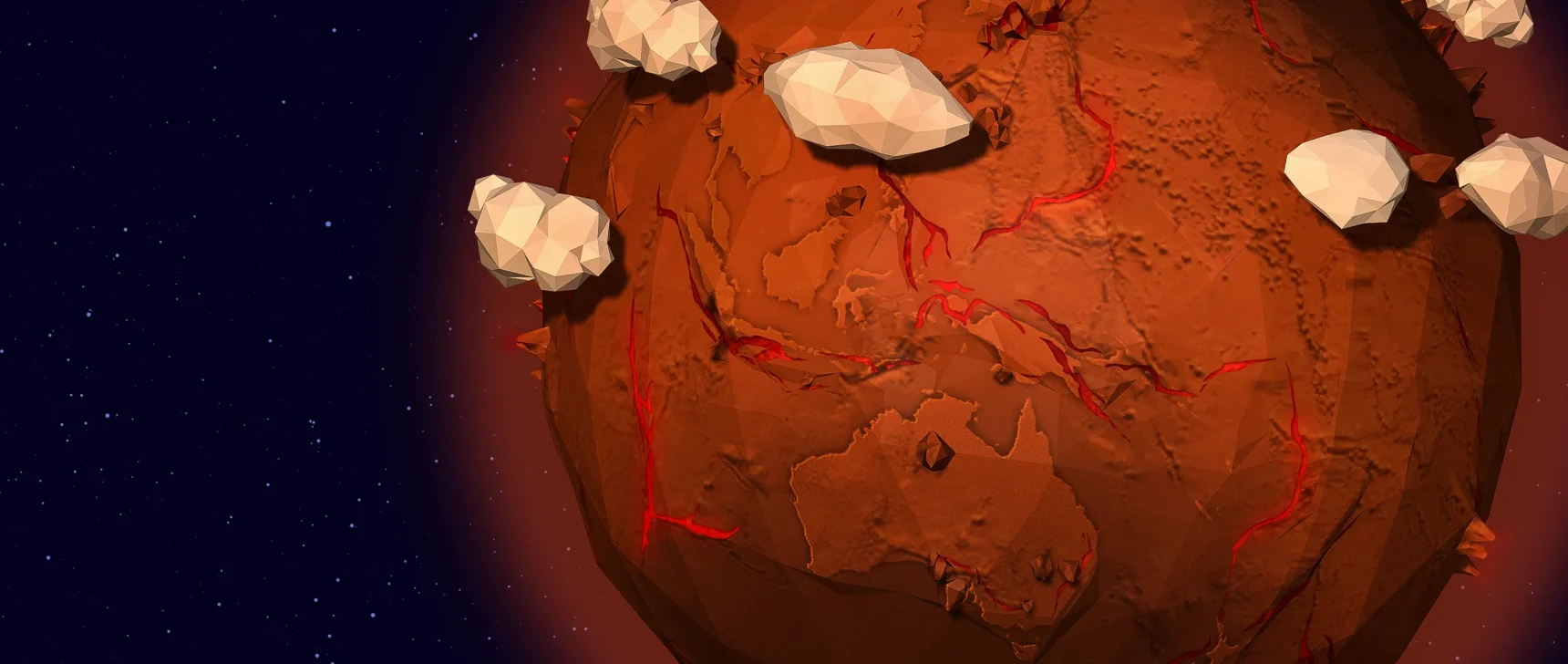 A model of Earth if it had the same attributes as Venus
