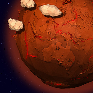A model of Earth if it had the same attributes as Venus