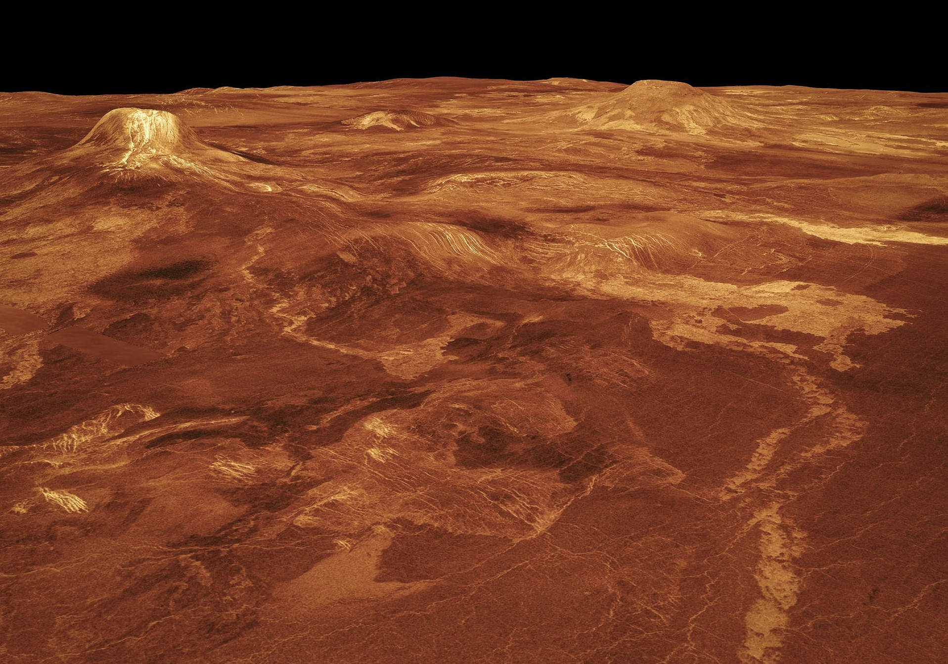A barren landscape
