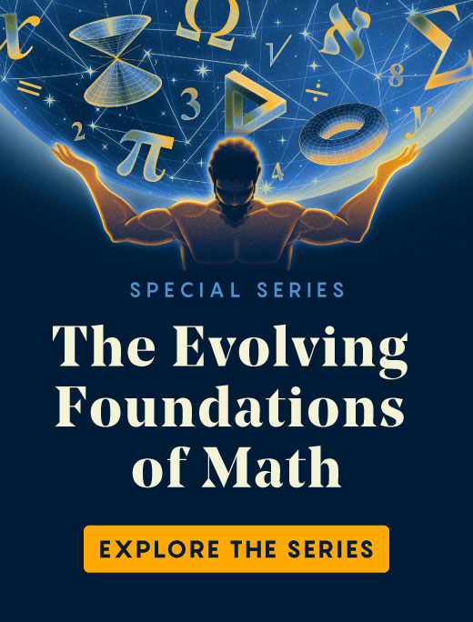 A man holding up a globe full of math symbols like Atlas