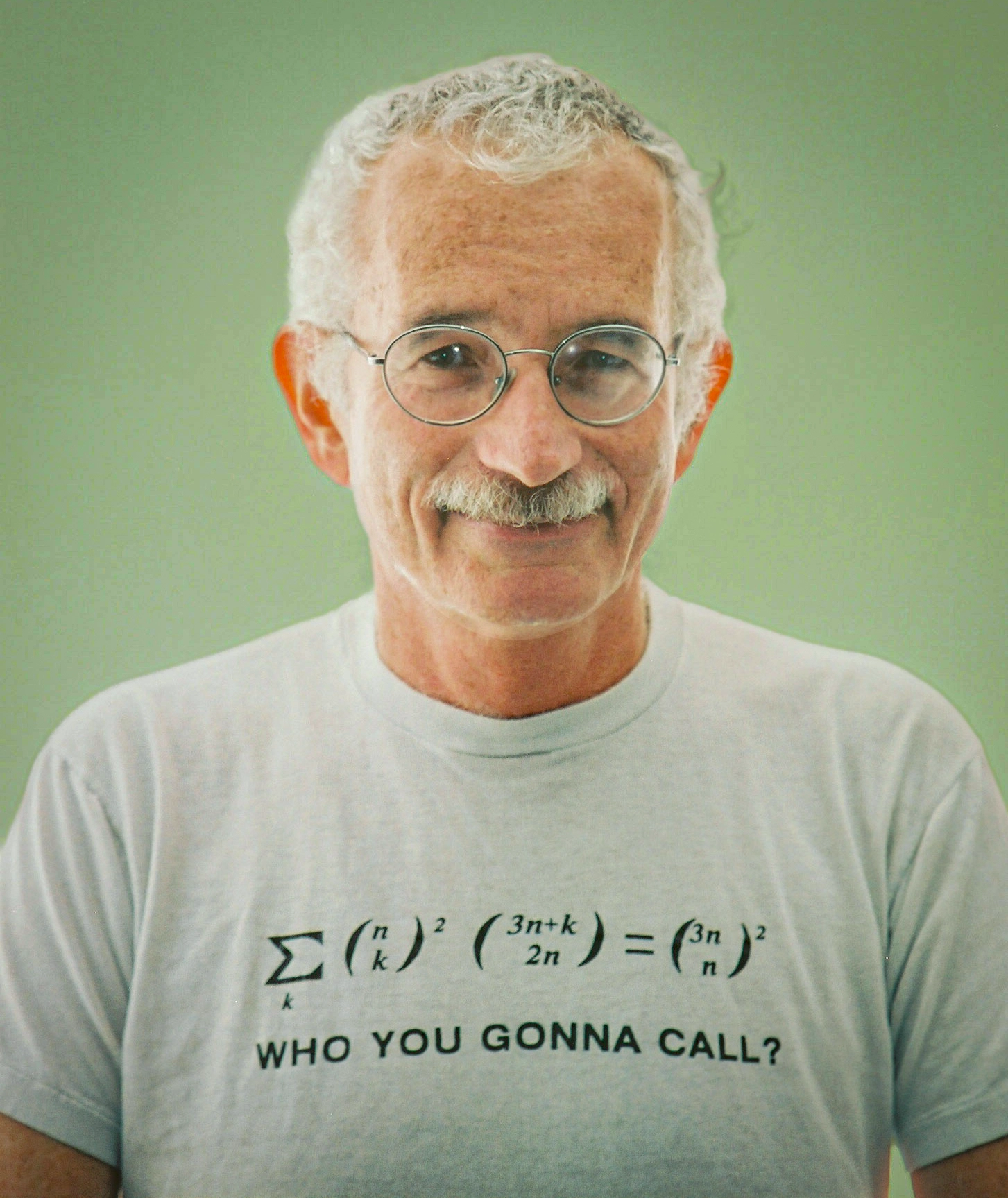 Man sitting at his computer.