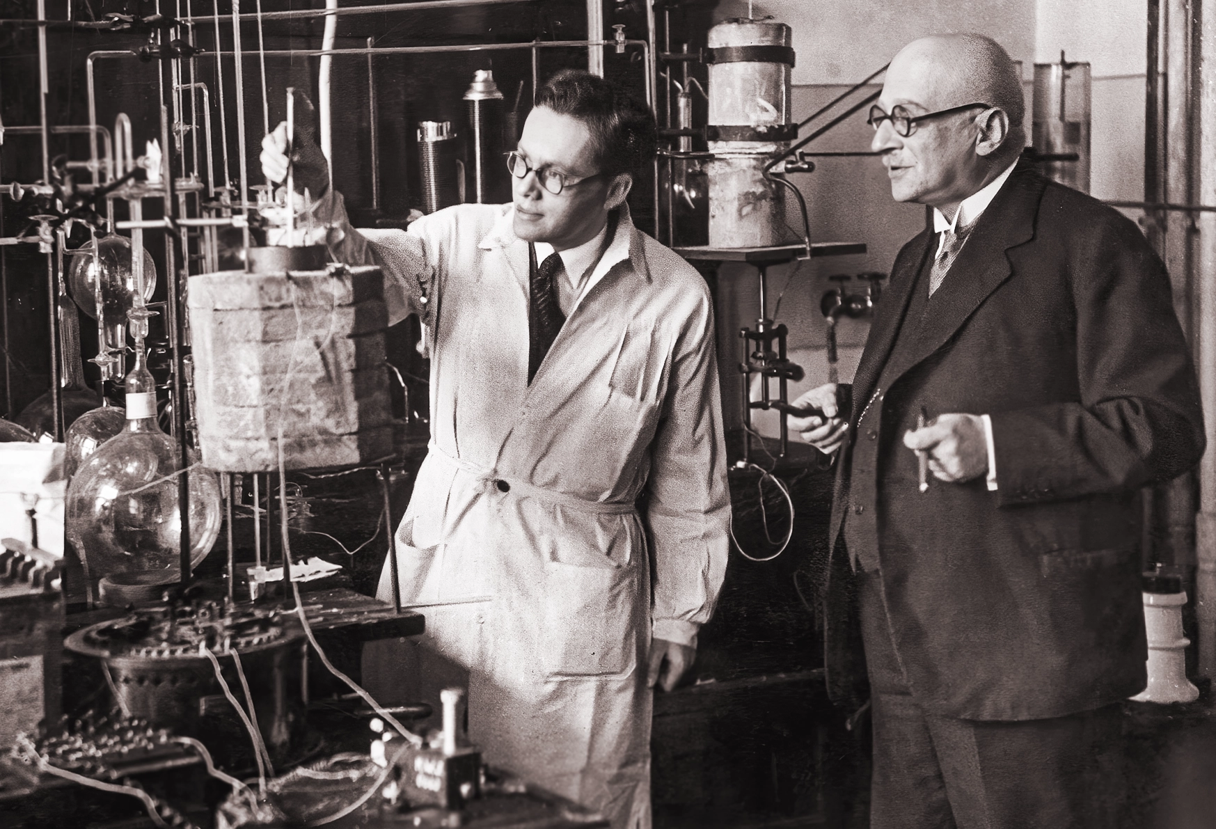 a man doing an experiment.