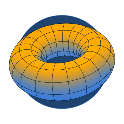 A torus highlighted in yellow