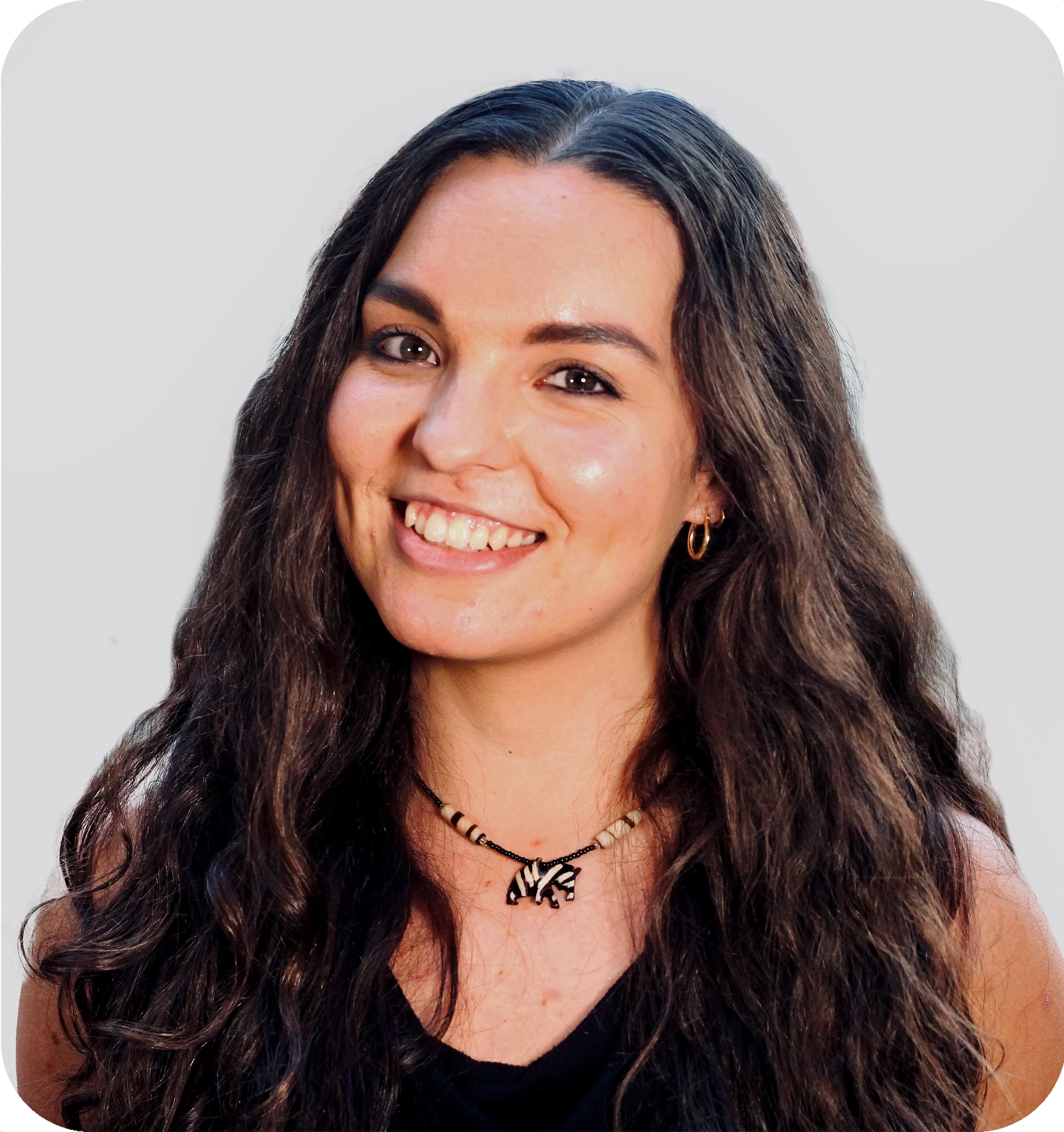 A smiling woman