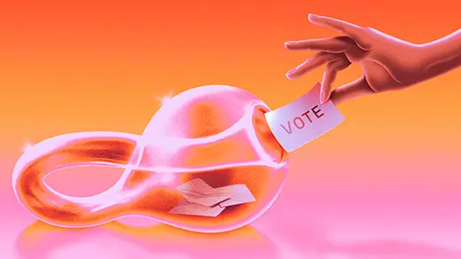 How Voting Is Like a Klein Bottle