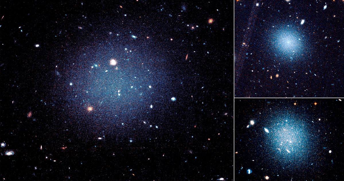 Triplet of ‘Ghostly’ Galaxies Hints at What Dark Matter Is — and Isn’t | Quanta Magazine